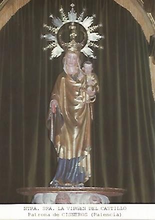 Postal 53734: VIRGEN DEL CASTILLO. Cisneros Palencia
