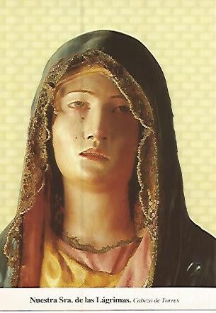 Postal 53739: NUESTRA SEÑORA DE LAS LAGRIMAS. Cabezo de Torres Murcia