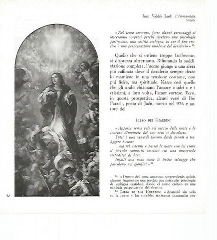 LAMINA 1706: JUAN VALDES. La Immaculada