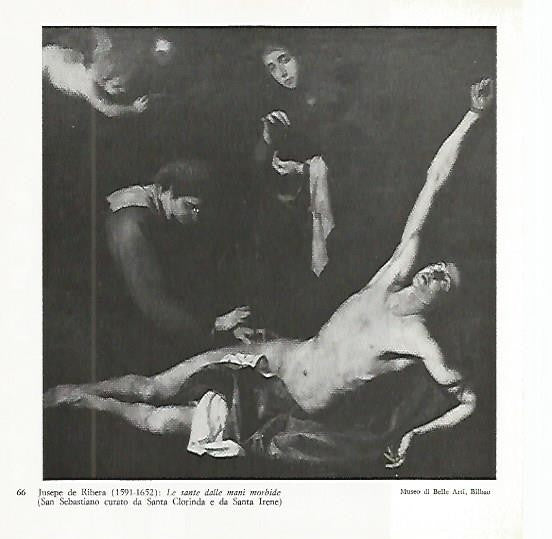 LAMINA 1713: RIBERA. Los santos de la mano morbida
