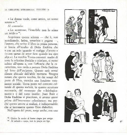 LAMINA 1729: Caricaturas anticlericales. 1910-1930