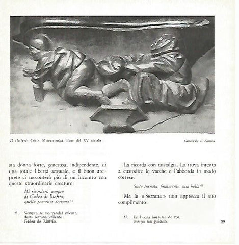 LAMINA 1730: Detalle del Coro de la Misericordia. Catedral de Zamora