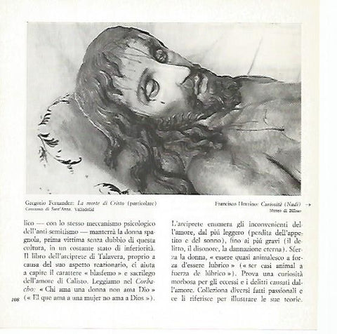 LAMINA 1734: GREGORIO FERNANDEZ. La muerte de Cristo