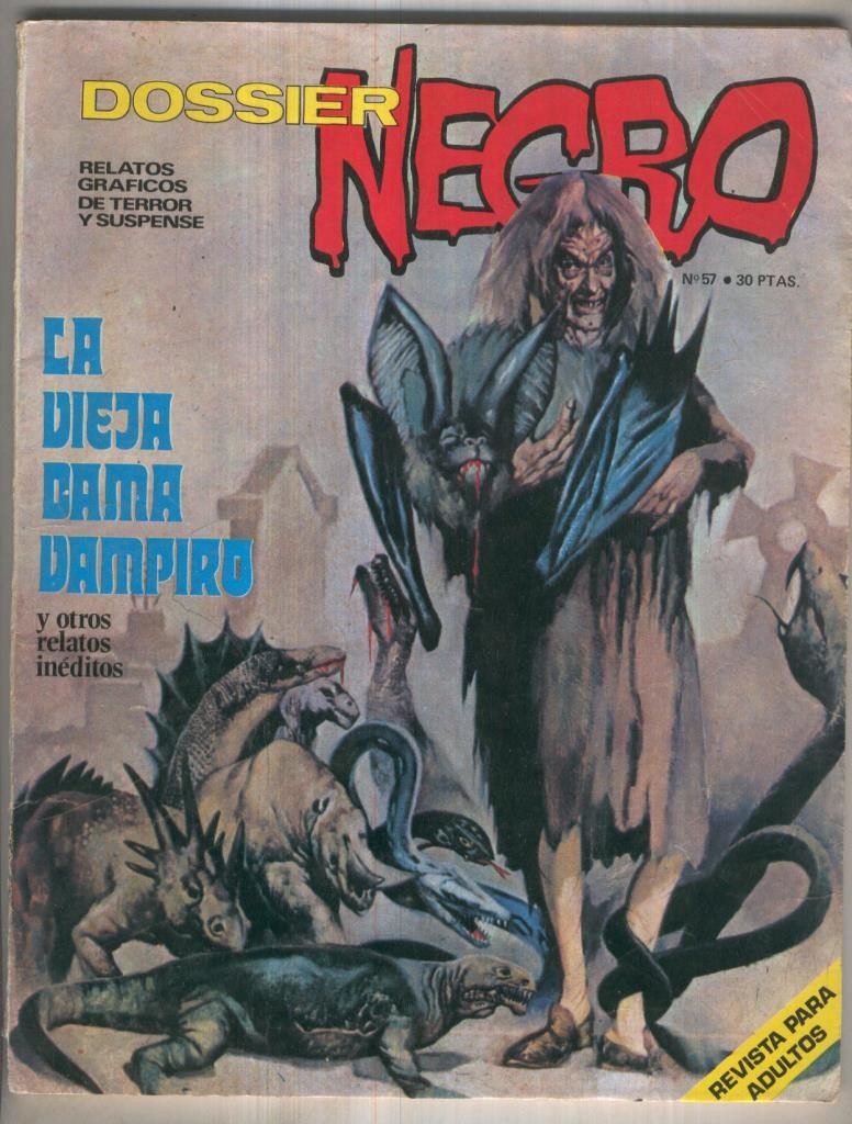 Dossier Negro numero 057 (numerado 1 en primera hoja interior)