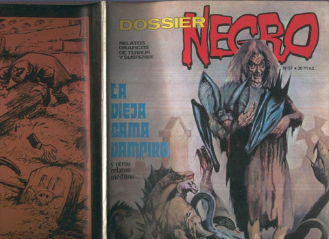Dossier Negro numero 057 (numerado 2 en primera hoja interior)