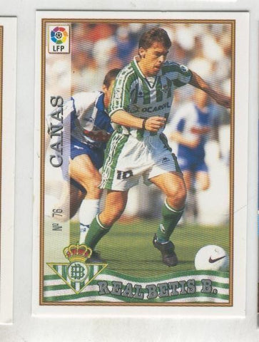 Cromo Liga 97/98: Betis numero 76: Cañas