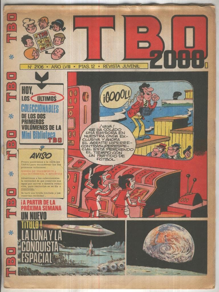 TBO 2000 numero 2106: TV de Cubero