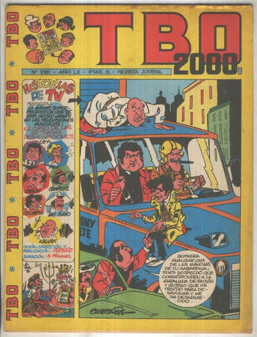 TBO 2000 numero 2181: Historias de TV de Cubero