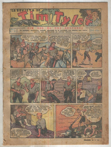 Tim Tyler de Hispano Americana numero 077 (procede de tomo desencuadernado)