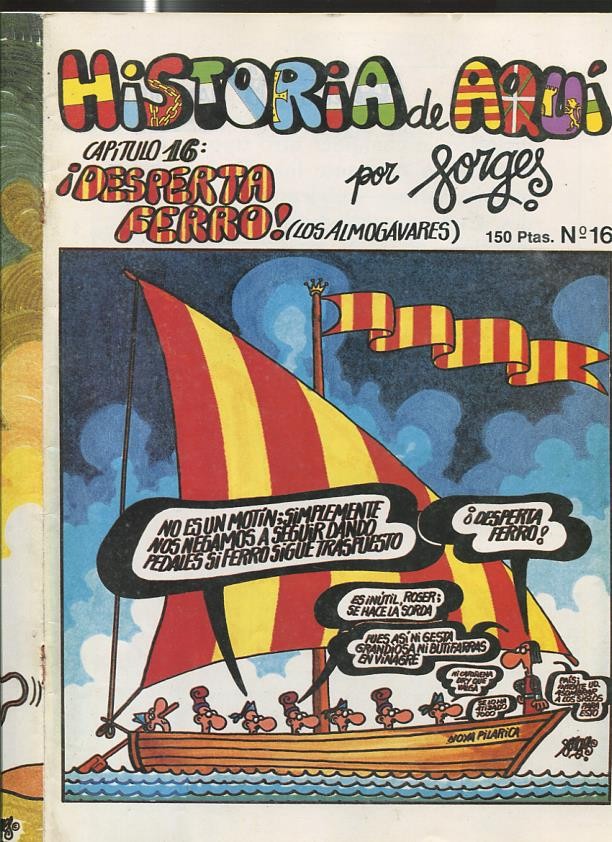 Forges: Historia de Aqui numero 16 (grapa sacada por haber cogido oxido)