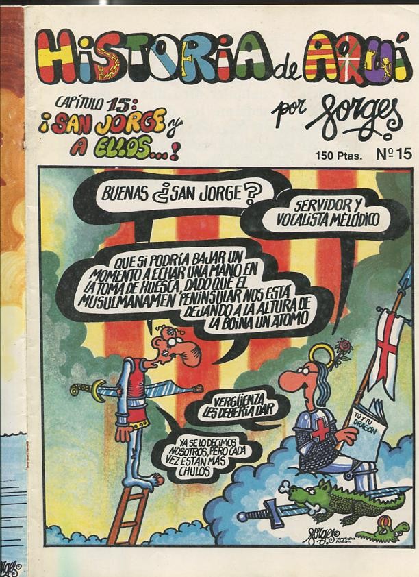 Forges: Historia de Aqui numero 15 (grapa sacada por haber cogido oxido)