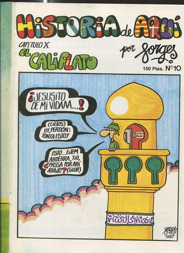 Forges: Historia de Aqui numero 10 (grapa sacada por haber cogido oxido)