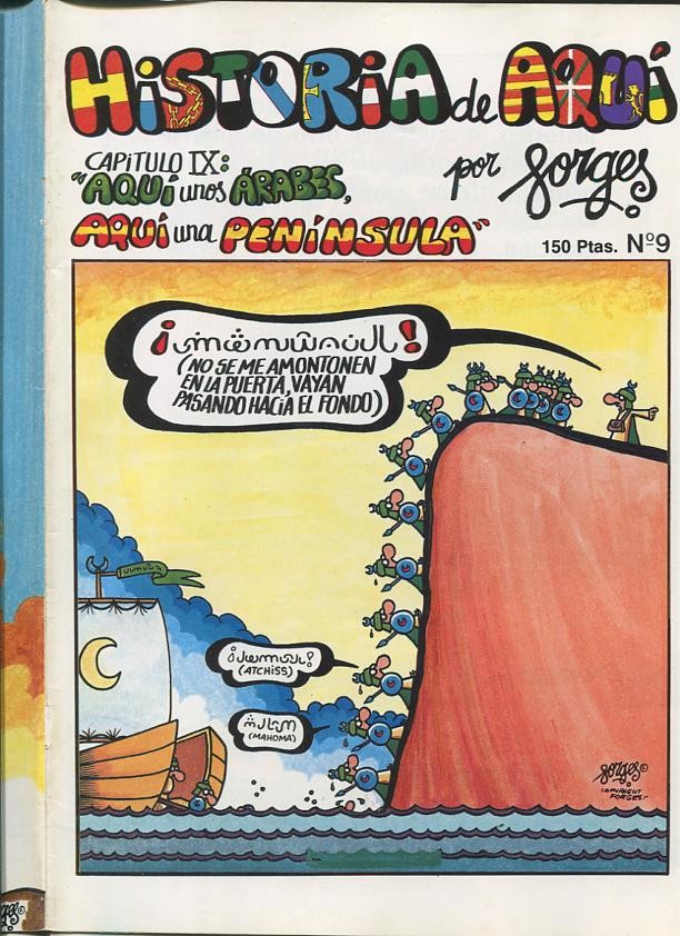Forges: Historia de Aqui numero 09 (grapa sacada por haber cogido oxido)