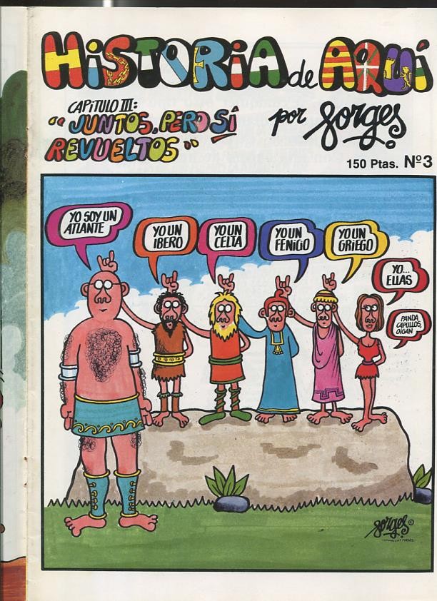 Forges: Historia de Aqui numero 03 (grapa sacada por haber cogido oxido)