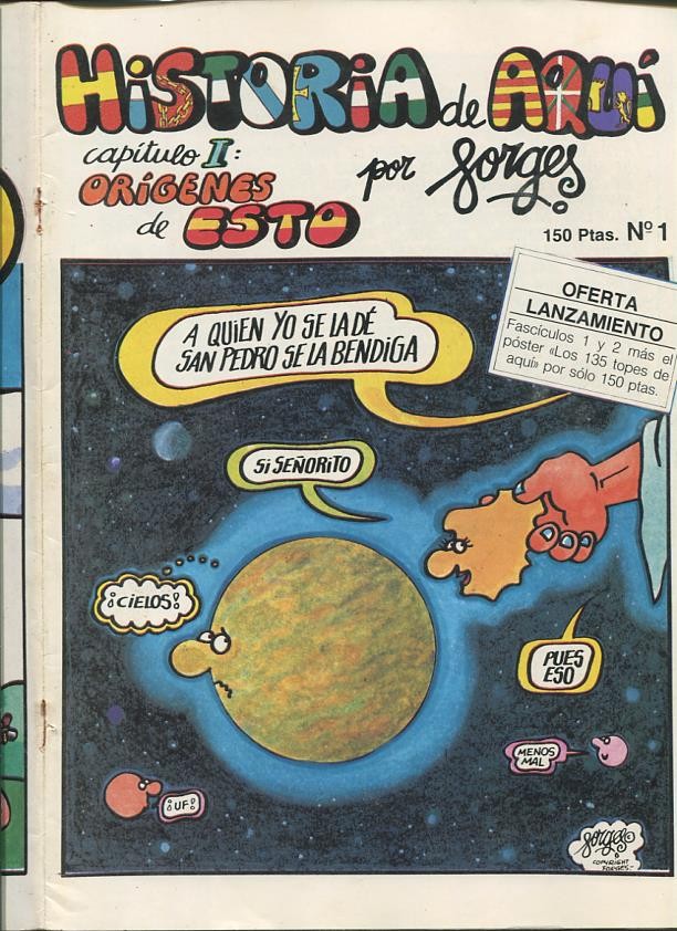 Forges: Historia de Aqui numero 01 (grapa sacada por haber cogido oxido)