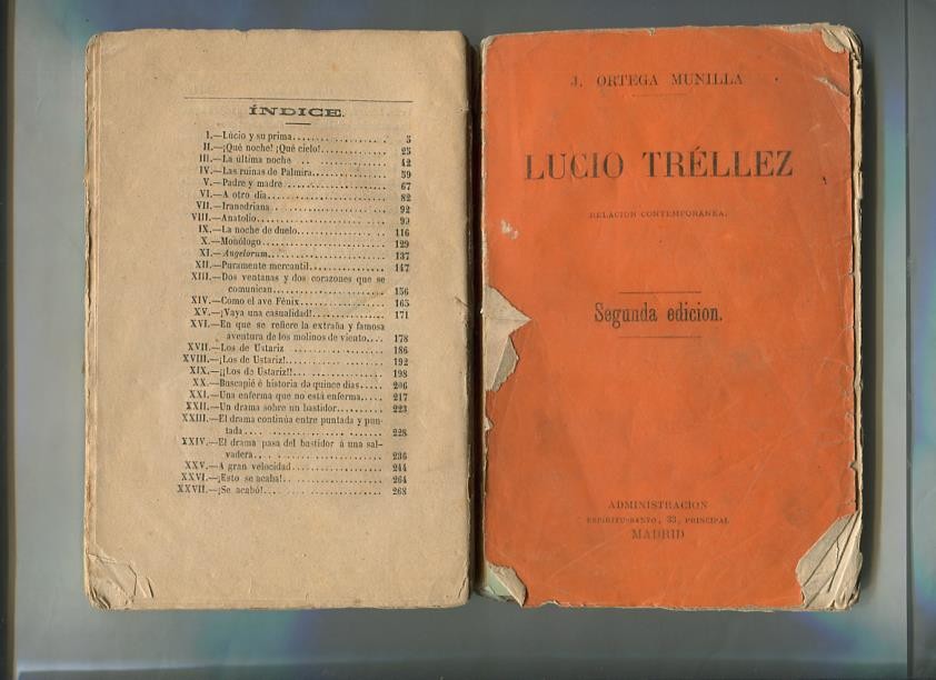 Lucio Trellez relacion contemporanea, segunda edicion (cubierta mal estado y 
