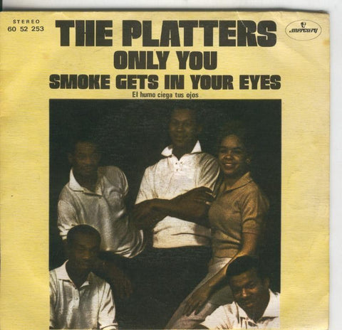 Disco de 45 r.p.m: The Platters: Only You-El humo ciega tus ojos