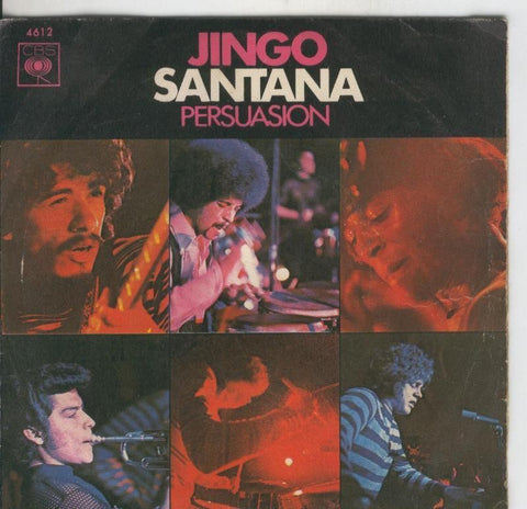 Disco de 45 r.p.m: Santana: Jingo y Persuasion
