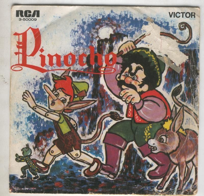 Disco de 45 r.p.m: Evangelina Salazar: Pinocho