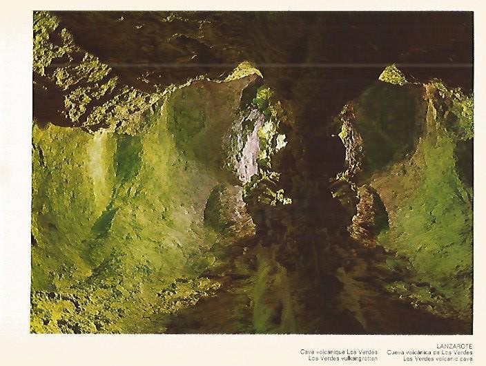 LAMINA 1691: LANZAROTE. Cueva volcanica de Los Verdes