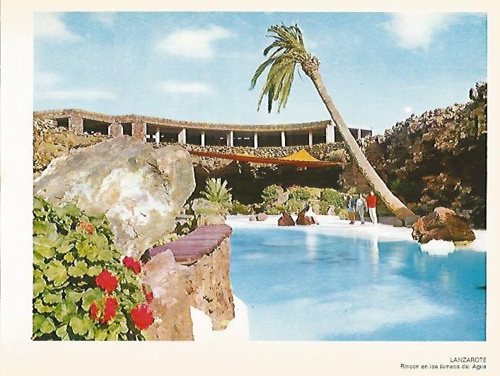 LAMINA 1693: LANZAROTE. Rincon en los Jameos del Agua