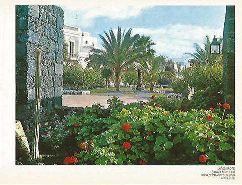 LAMINA 1694: LANZAROTE. Parque Municipal bahia y Parador Nacional