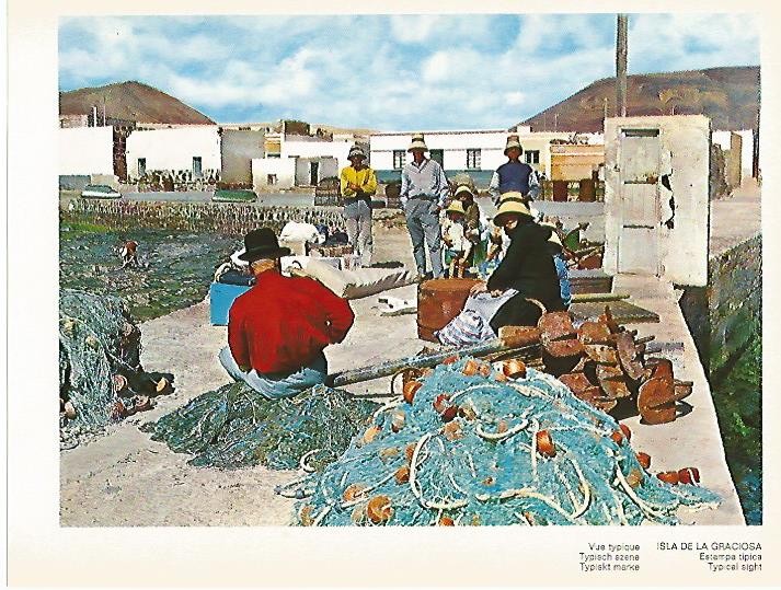 LAMINA 1697: LANZAROTE. Estampa tipica