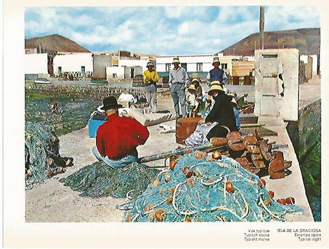 LAMINA 1697: LANZAROTE. Estampa tipica