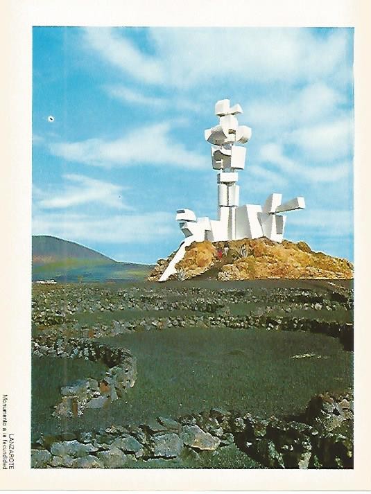 LAMINA 1703: LANZAROTE. Monumento a la fecundidad