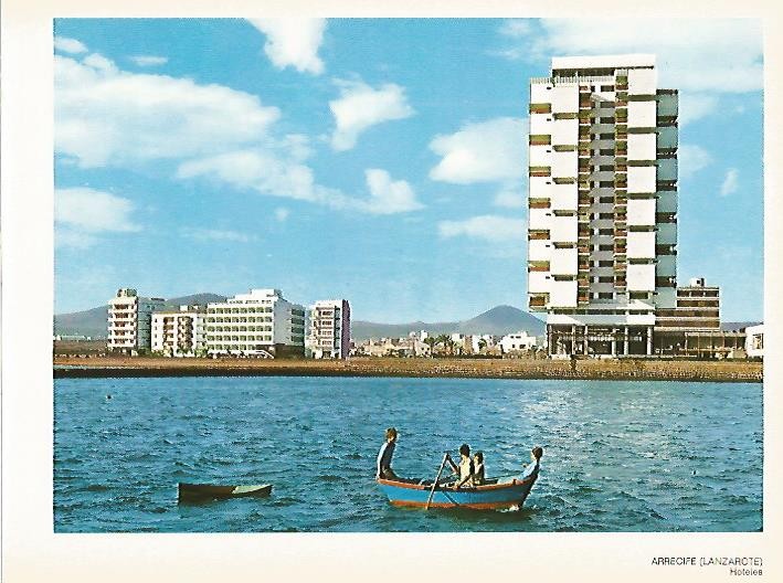 LAMINA 1705: LANZAROTE. Hoteles de Arrecife