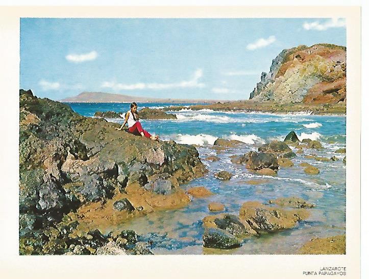 LAMINA 1718: LANZAROTE. Punta Papagayos