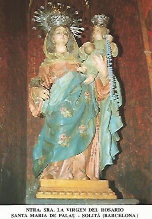 Postal 53758: VIRGEN DEL ROSARIO. Palau-Solita Barcelona