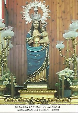 Postal 53801: VIRGEN DE LAS NIEVES. Albadalejo del Cuende Cuenca