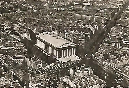Postal 53827: PARIS. Iglesia de la Madeleine