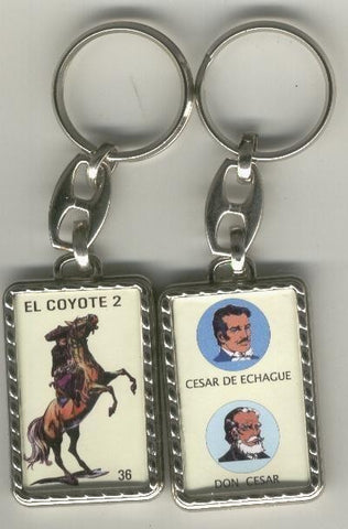 Llaveros comic español serie numero 36: El Coyote, a caballo