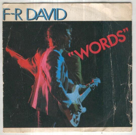 Disco 45 r.p.m: F-R DAVID - Words (Carrere)