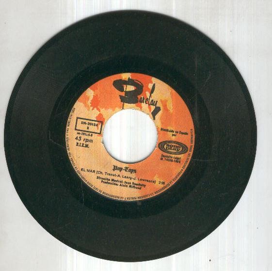Disco 45 r.p.m: POP COPS - El Mar (Sonoplay)