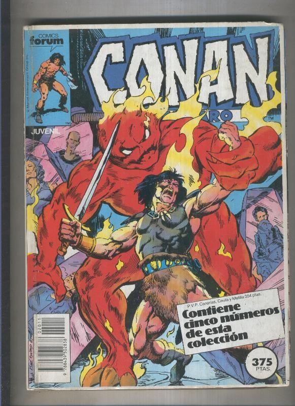 Conan el Barbaro volumen 1, primera edicion retapado numero 141 al 145