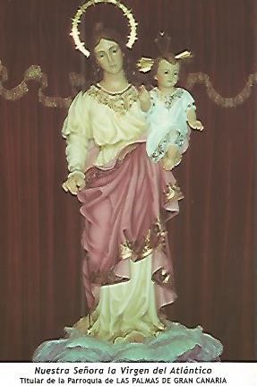 POSTAL 53971: Virgen del Atlantico. Las Palmas de Gran Canaria