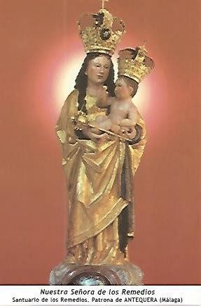 POSTAL 53985: Nuestra Señora de los Remedios. Antequera Malaga