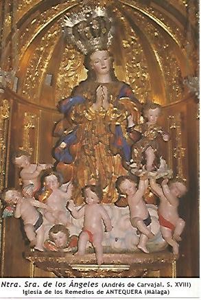 POSTAL 53986: Nuestra Señora de los Angeles. Antequera Malaga