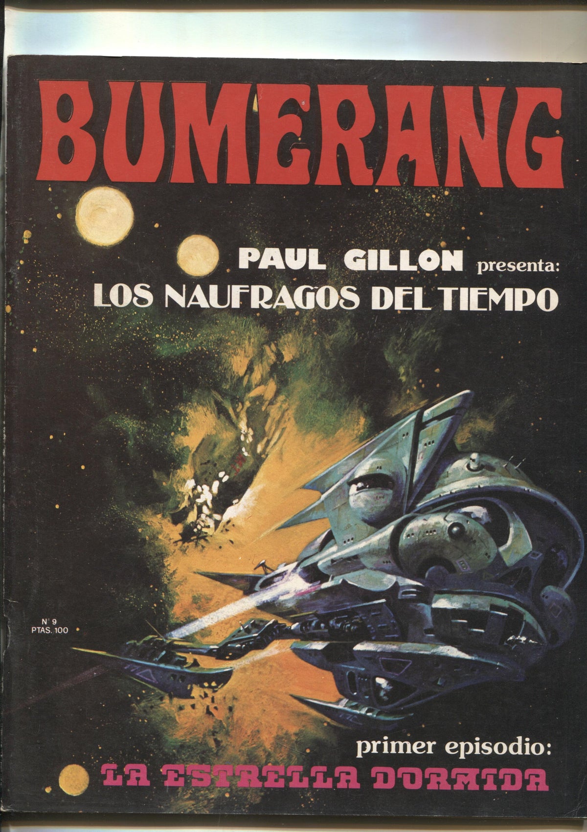 Bumerang numero 09: Los Naufragos del tiempo de Paul Gillon