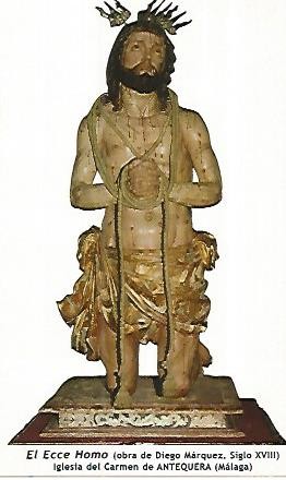 POSTAL 54000: Ecce Homo de Diego Marquez. Antequera Malaga