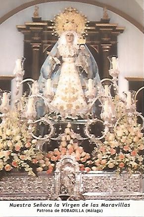 POSTAL 54003: Virgen de las Maravillas. Bobadilla Malaga