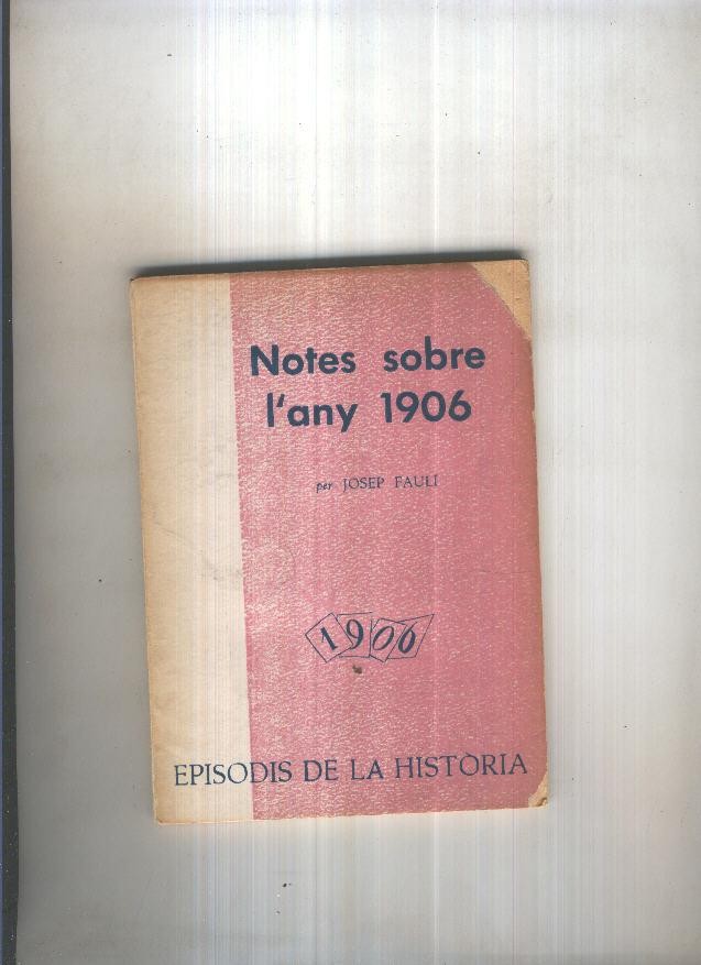 Notes sobre l any 1906