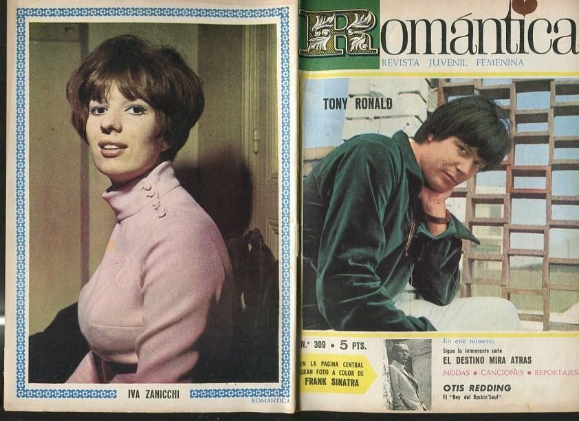 Romantica numero 309: poster central de Frank Sinatra (30 x 21,5 cm)