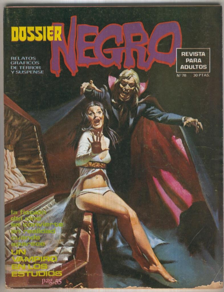 Dossier Negro numero 078 (numerado 1 en primera pagina interior)