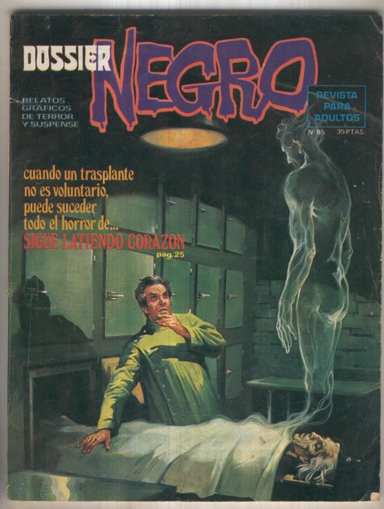 Dossier Negro numero 085 (numerado 1 en trasera)