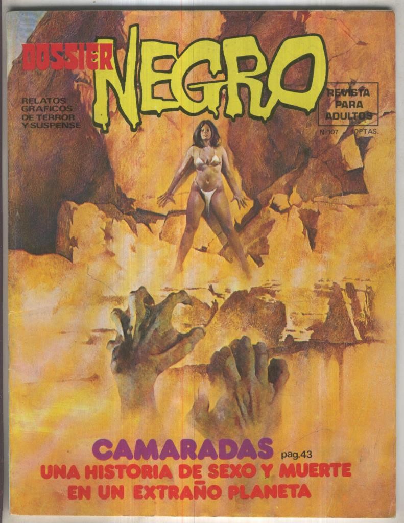 Dossier Negro numero 107 (numerado 1 en trasera)