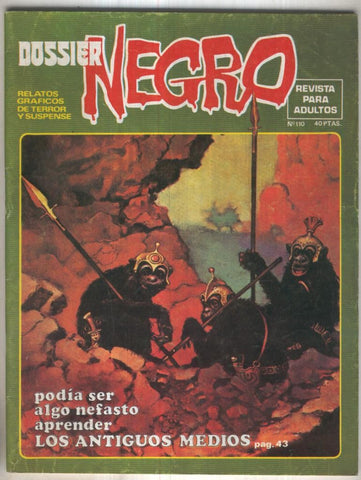 Dossier Negro numero 110 (numerado 1 en trasera)
